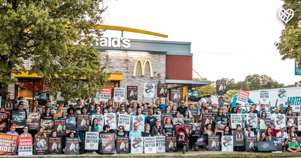 The Humane League Protest