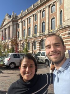 Portrait de Zitely Tzompa Sosa auprès de Romain Barbe, fondateur de Mieux Donner