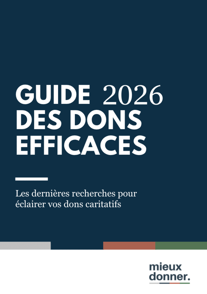 Guide 2026 des dons efficaces : les dernières recherches pour éclairer vos dons caritatifs.