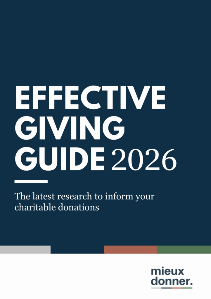 Effective Giving Guide 2026: The latest research to inform your charitable donations.